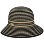 Loredina Cloche Straw Hat by Seeberger nature-black