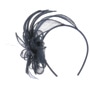 Vanola Sinamay Fascinator by Seeberger navy