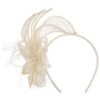 Vanola Sinamay Fascinator by Seeberger cream white