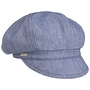 Light Summer Newsboy Cap by Seeberger navy