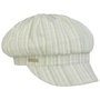 Fresh Stripes Newsboy Cap by Seeberger light green