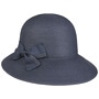 Vallena Straw Hat with Loop by Seeberger navy