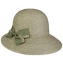 Vallena Straw Hat with Loop by Seeberger green