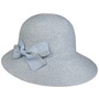 Vallena Straw Hat with Loop by Seeberger light blue