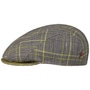 Casoli Check Flat Cap by Alfonso D’Este beige-blue