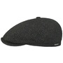 Medora Wool Flat Cap by Stetson black