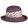 Majela Raffia Hat by bedacht plum