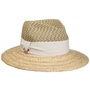 Contrast Band Straw Hat by bedacht nature-green