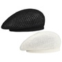 Reversible Knit Beret by bedacht black-white