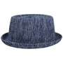 Color Burst Mowbray Pork Pie Cloth Hat by Kangol blue