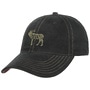 Embroidered Deer Corduroy Cap by Stetson black