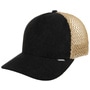 Cord and Mesh Trucker Cap by Djinns black-beige