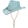 Vescadosa Western Straw Hat by Lipodo light blue