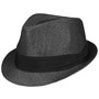 Herringbone Trilby Hat by Lipodo anthracite