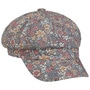 Millefleurs Allover Newsboy Cap by Lipodo pigeon blue