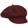 Uni Wool Newsboy Cap by Barascon bordeaux