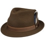 Hulbert Trilby Wool Hat by Stetson brown