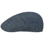 Birkdale Wool Flat Cap by Stetson blue