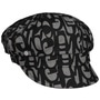 Devena Newsboy Cap by Lierys black-grey