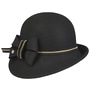 Mealesca Wool Cloche Hat by Lierys black