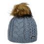 Afra Lux Knit Beanie Hat by Eisbär blue