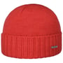 Norham Merino Beanie Hat with Cuff by Stetson coral