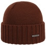 Norham Merino Beanie Hat with Cuff by Stetson rust