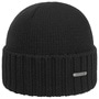 Norham Merino Beanie Hat with Cuff by Stetson black