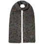Belsay Paisley Wool Scarf by Stetson brown-grey