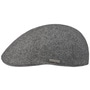 Texas Finningley 6 Panel Flat Cap by Stetson grey
