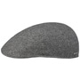 Finningley 5 Panel Flat Cap by Stetson grey