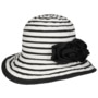 Deronda Twotone Cotton Hat by McBURN black-cream white