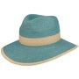 Levonea Twotone Traveller Straw Hat by Lierys turquoise