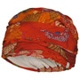 Milena Royal Silk Turban by Christine Headwear orange-red