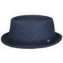 Uni Pork Pie Linen Hat by Lierys blue