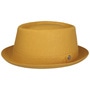Uni Pork Pie Linen Hat by Lierys mustard
