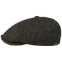 Lake Norden Wool Flat Cap by Stetson black-beige