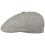 Hatteras Milbank Sustainable Flat Cap by Stetson light grey