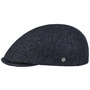 Brookings Wool Driver Flat Cap by Lierys black-blue