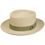 Medium Brim Pork Pie Panama Hat by Lierys nature-green