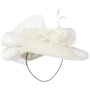 Sinamay Crynol Fascinator by Lierys cream white