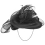 Sinamay Crynol Fascinator by Lierys black
