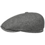 Dickvale Herringbone Flat Cap by Stetson grey