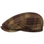 Driver Wool Garage Flat Cap by Stetson brown-beige