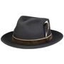 Pinehurst Fedora Wool Hat by Stetson dark grey