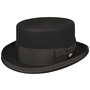 Fur Felt Top Hat by JJ Hats black