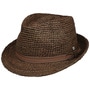 Danrio Trilby Raffia Hat by Lierys brown