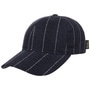 Hiker Twotone Stripe Cap by Borsalino blue