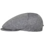 Parigi Linen Flat Cap by Borsalino anthracite