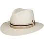 Menton Striped Band Panama Hat by Mayser cream white-beige